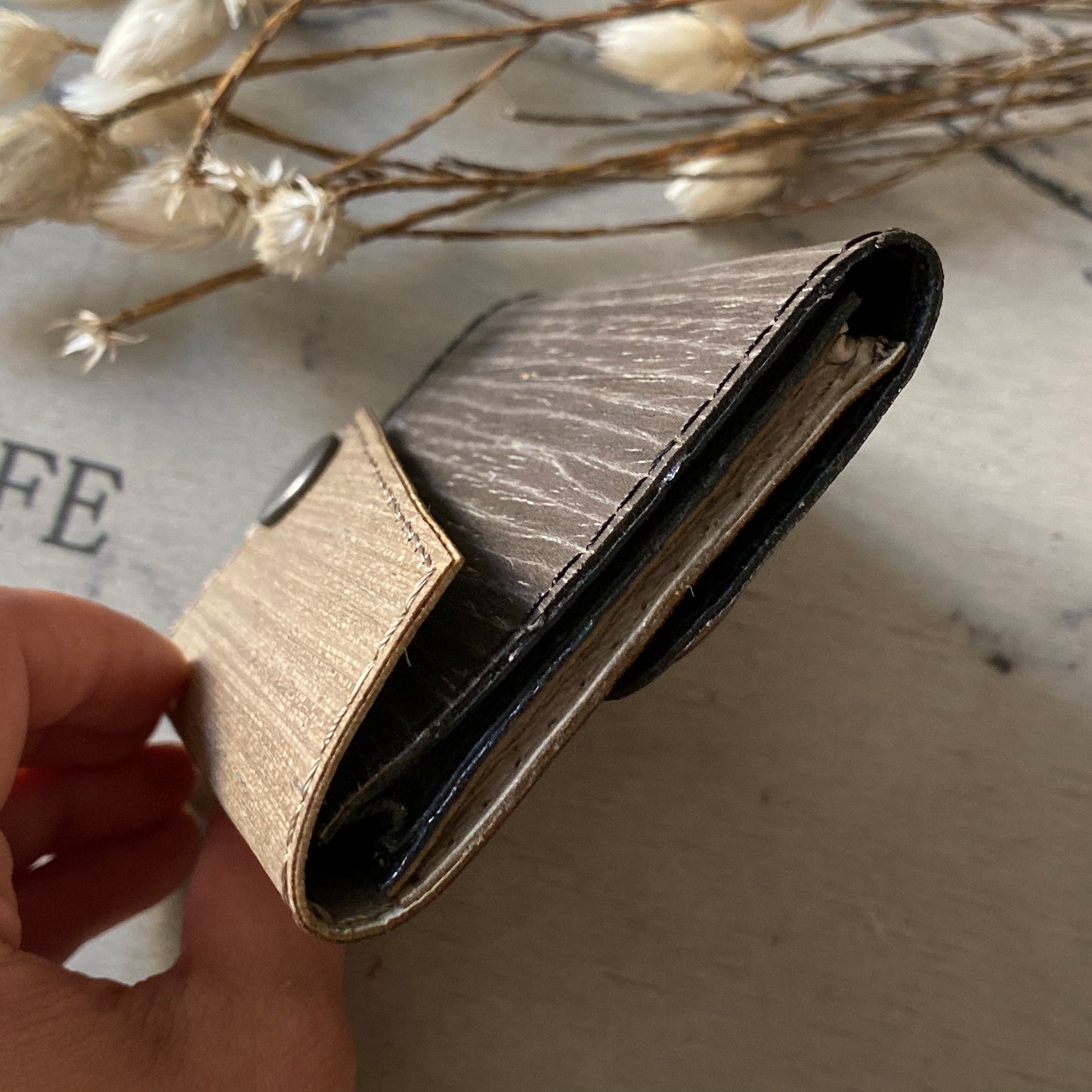 COINS BAG (BLACK/GREY)