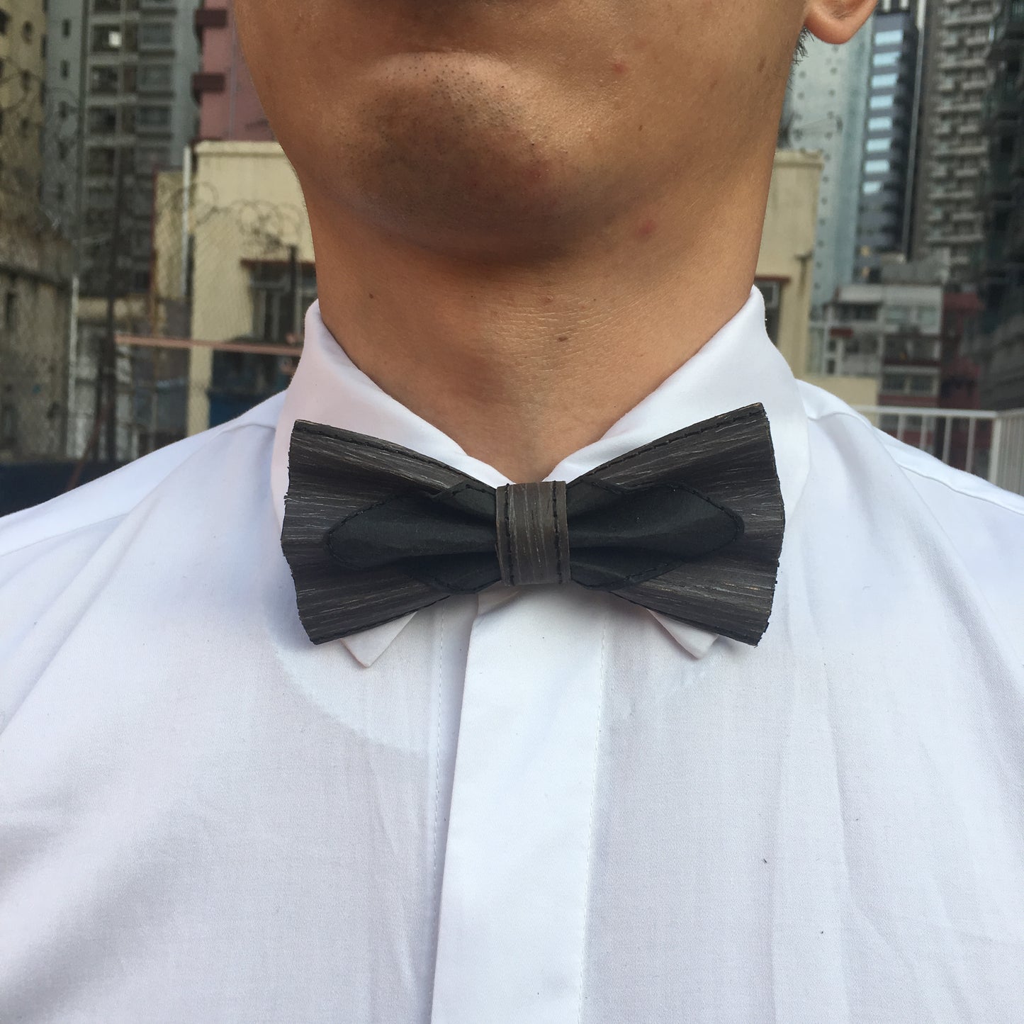 BOW TIE (BLACK MIX-DIAMOND)