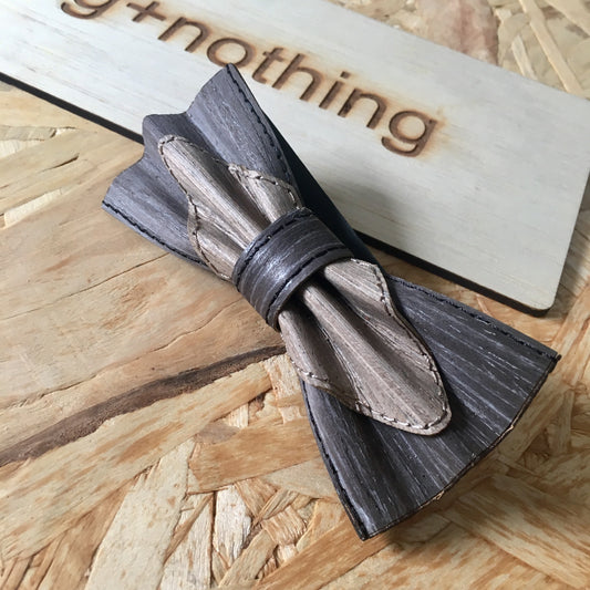 BOW TIE (BLACK/GREY-DIAMOND)