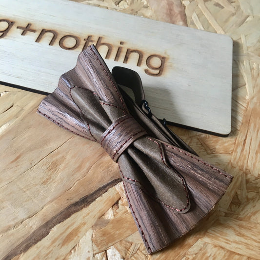 BOW TIE (BROWN MIX-DIAMOND)