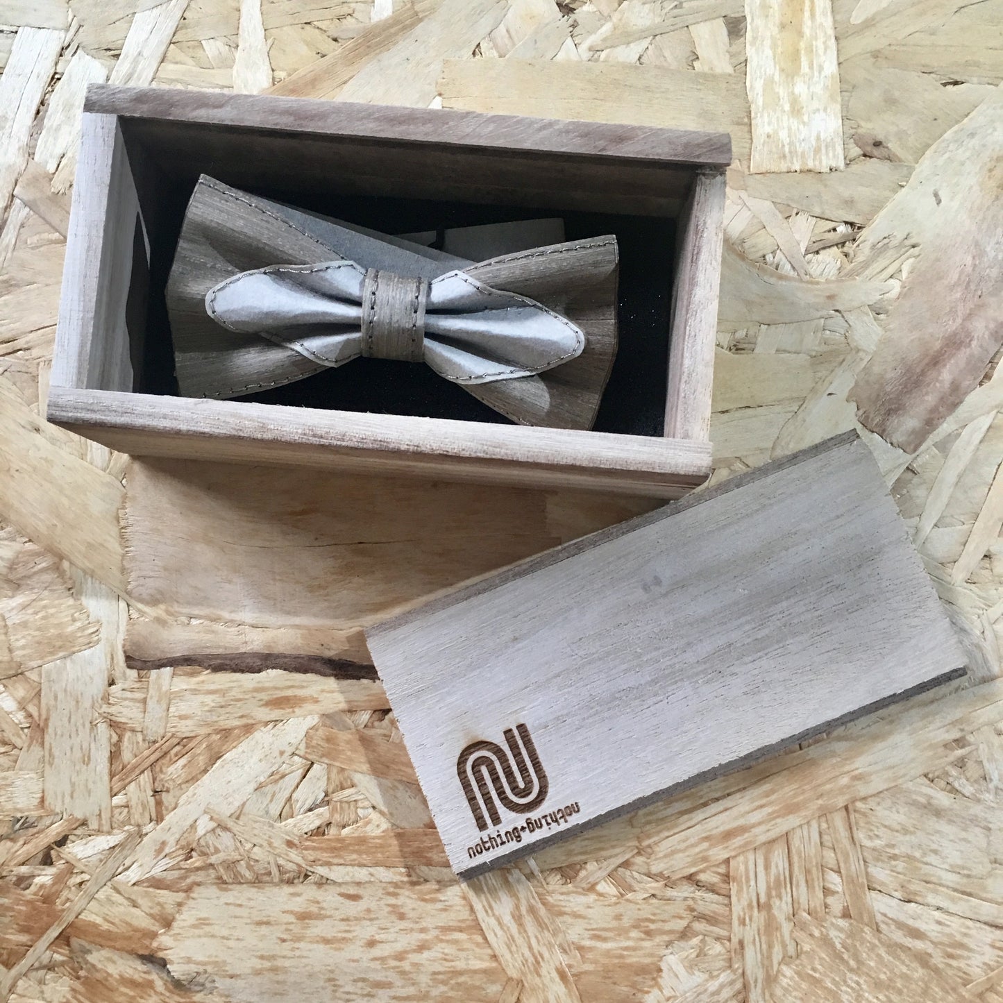 BOW TIE (GREY MIX-DIAMOND)