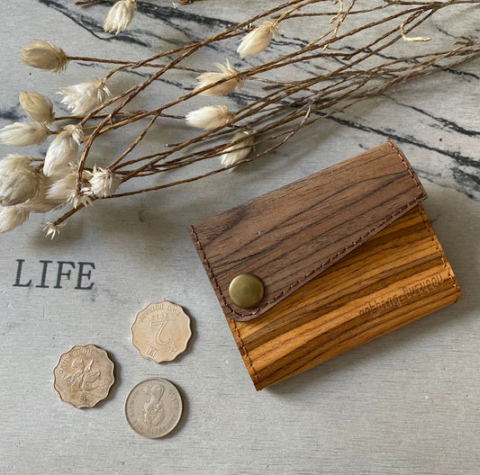 COINS BAG (BROWN/KHAKI)